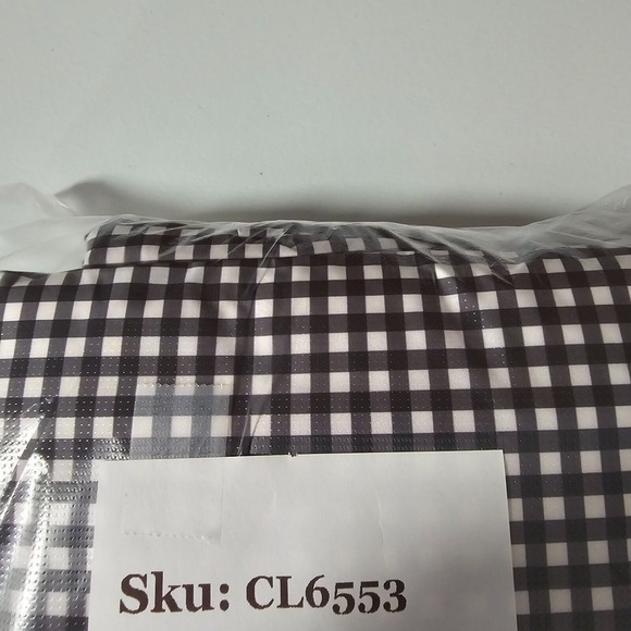 T by Talbots Vest Womens 3X Black White Gingham Full Zip Layering Outdoor - Picture 11 of 11